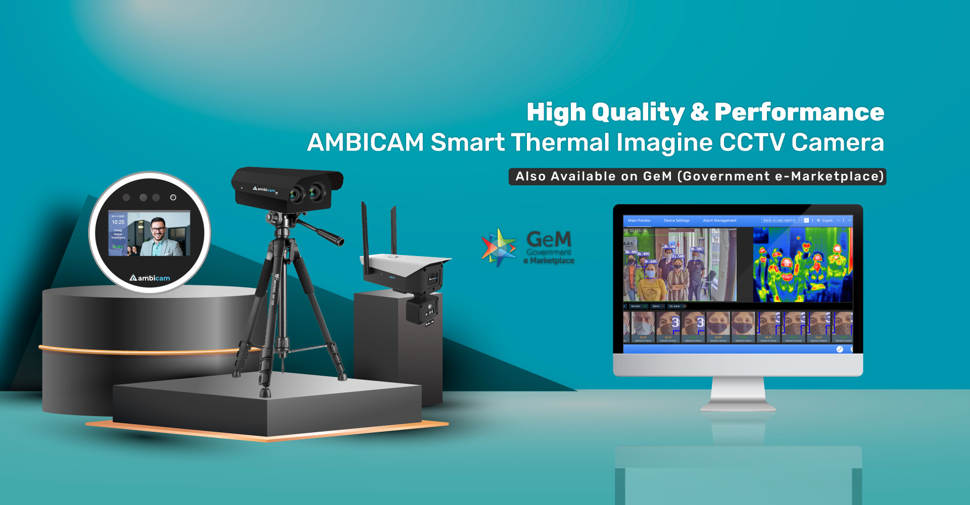 Ambicam Thermal Camera for Body temperature